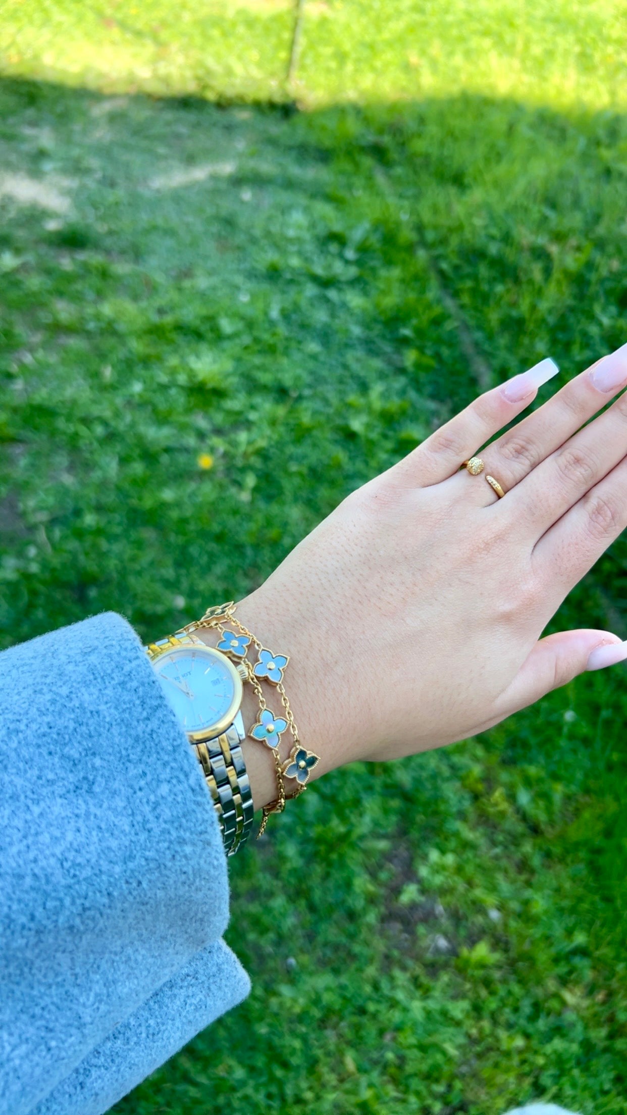 Bracelet Cloveria gray