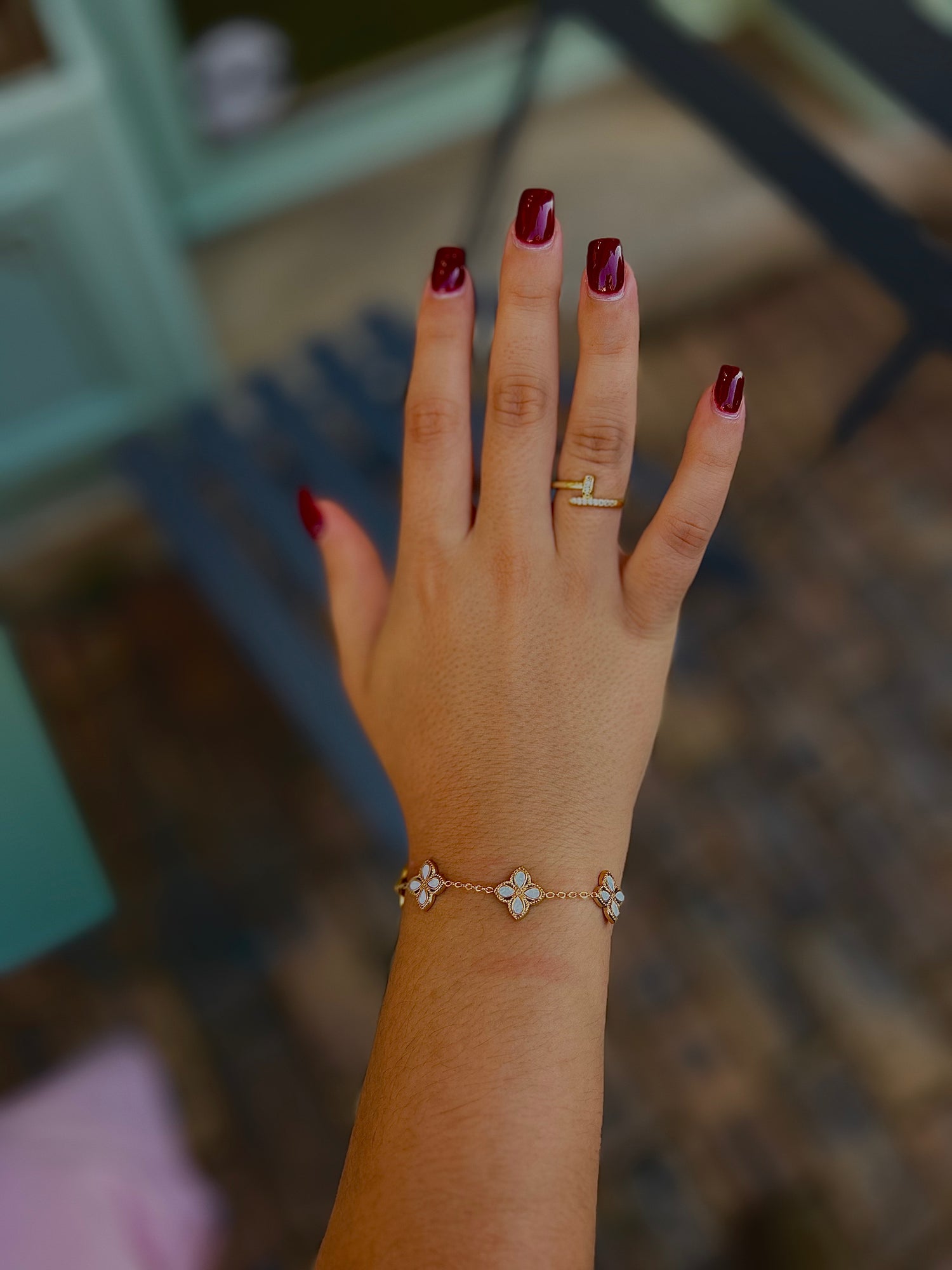 Bracelet Cloveria White
