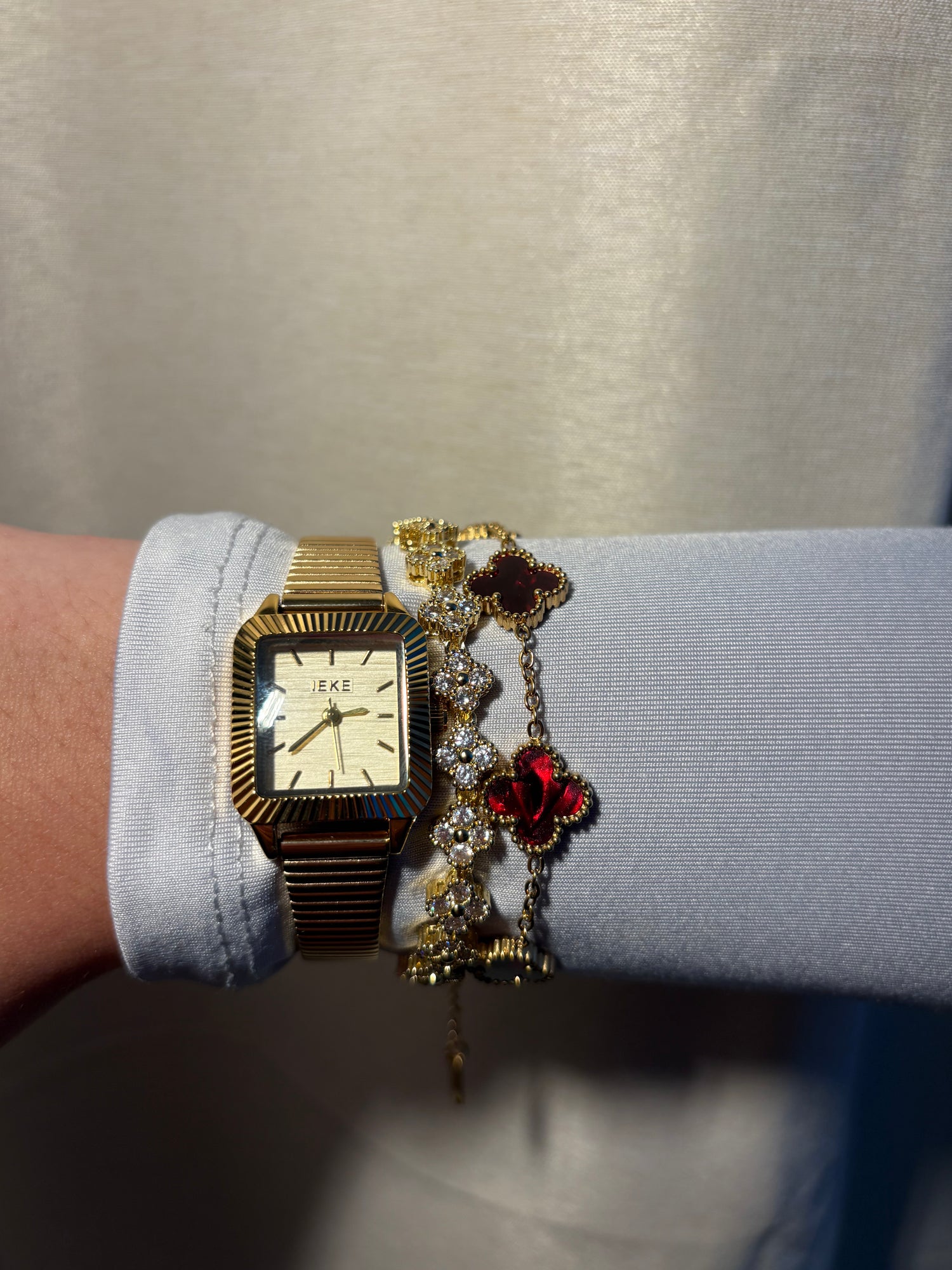 Bracelet Elvira Rouge Satiné🥀