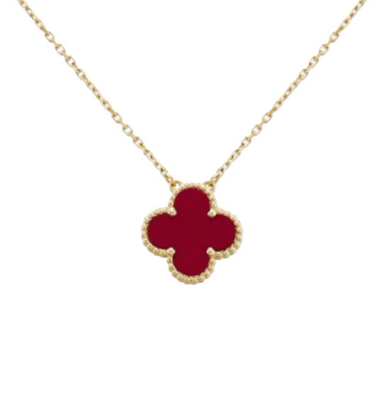 Collier Elvira bordeaux