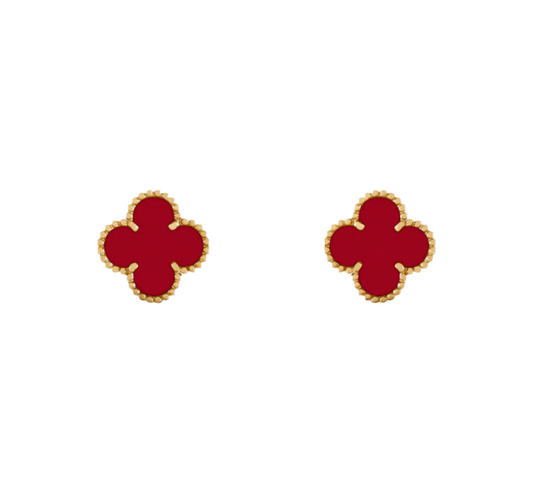 Boucles d’oreilles Elvira bordeaux