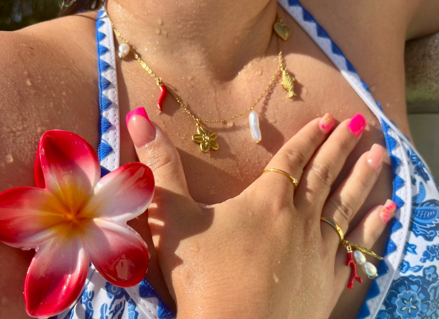 Collier Ruby Azur