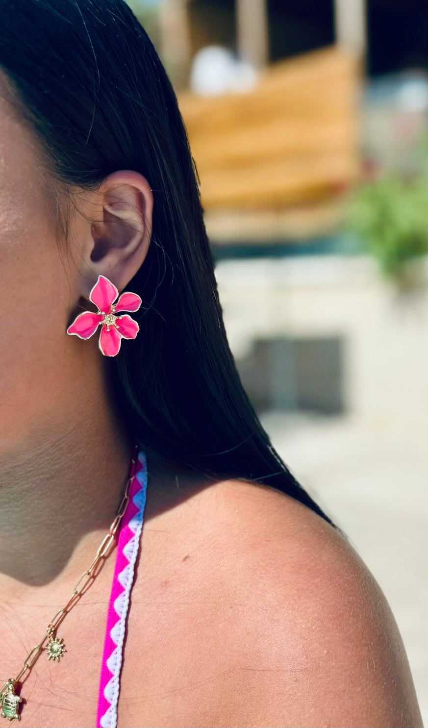 Boucles d'oreilles Roselia