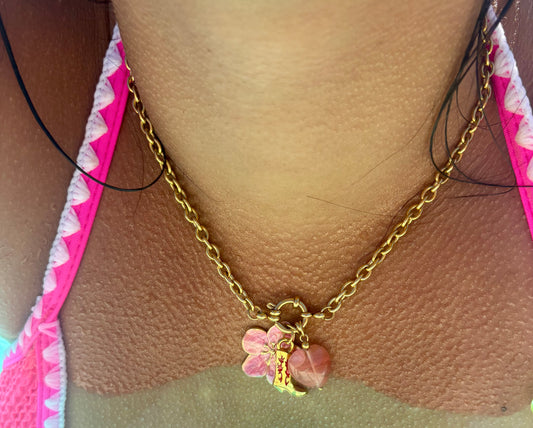 Collier pink sakura